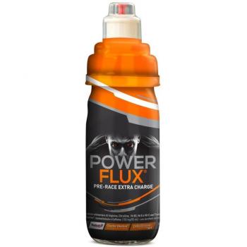 ETIQUETA DEPORTIVA POWERFLUX 85ML - Gel energético de carbohidratos, formulación con electrolitos, contiene aminoácidos y vitaminas, ideal para mejorar el rendimiento deportivo y la recuperación, presentado en un envase