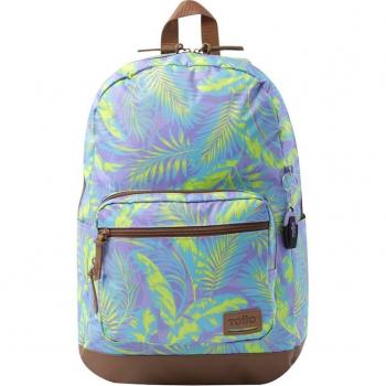 Mochila Totto Tocax juvenil color morado Tropiku
