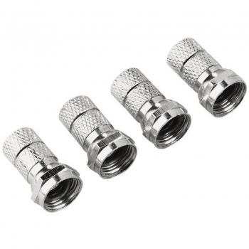 Hama - F-PlugProfiLine, 7.0 mm, 4 pieces, Plata
