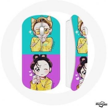 Ratón Inalámbrico BTS Bangtan Sonyeondan Dynamite Fanart de Jimin y Jungkook