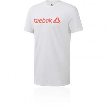 Reebok Qqr Linear Read Top, Hombre, Blanco/neored, S