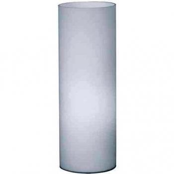 Lámpara de mesa Eglo Geo, 1 E27, cristal opalino mate, moderna, altura 35 cm