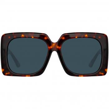 Linda Farrow SIERRA LFL1346 C3 Women’s Sunglasses Tortoiseshell Size 61