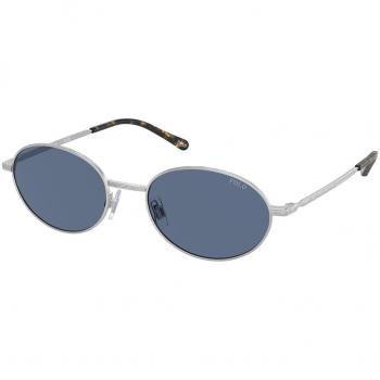 Polo Ralph Lauren PH3145 Men's Sunglasses Silver Size 53