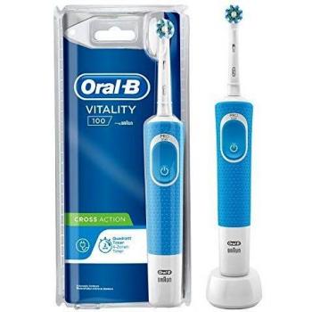 Oral-B Vitality 100 CrossAction Rechargeable Electric Toothbrush Blue
