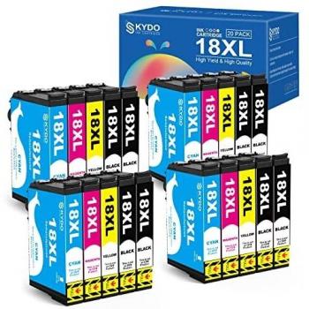 Skydo 18XL Cartuchos de Tinta de Repuesto para Epson 18 XL Compatible con Epson Expression Home XP-215 XP-225 XP-322 XP-205 XP-422 XP-405 XP-412 XP-302 XP-305 XP-312 XP-315 XP-402 XP-415