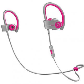 Beats Power2 - Auriculares in-ear inalámbricos, color rosa y gris
