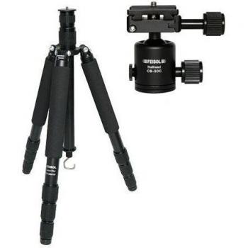 Feisol Travel Rapid Carbon Fiber Tripod with CB-30D Ball Head