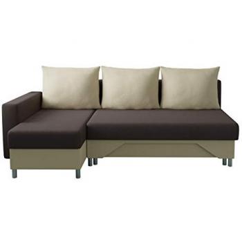 Sofá rinconero Akron 100, con función de descanso y caja de ropa de cama, dimensiones 215 x 95 x 133 cm