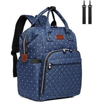 Kono Mochilas de Pañales y Biberones, Mochila de Cambio Bebé con Bolsillo Térmico para Biberones
