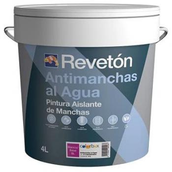Bote 4LT Pintura Antimanchas al Agua Reveton