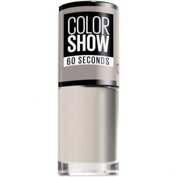 Esmalte de Uñas Color Show 31 Peach Pie - Gemey-Maybelline, secado rápido en 60 segundos, color nude claro, 7 ml