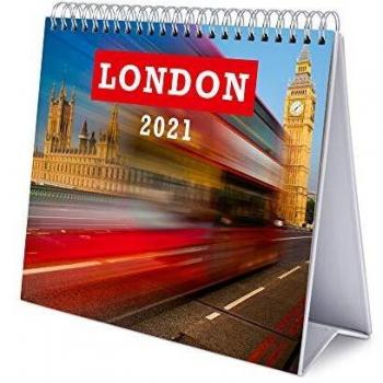 ERIK - Calendario de Escritorio 2021 Londres, 17x20 cm