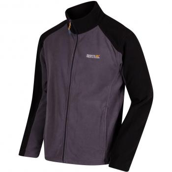 Regatta Men's Hedman II Heavyweight Full Zip Fleece Jacket - Iron Black, Size: XL