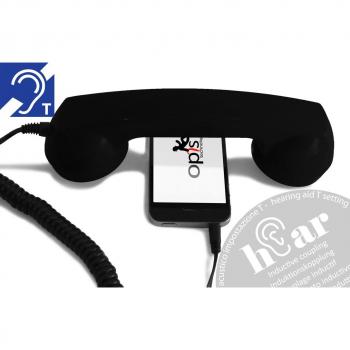 OPIS 60s Micro Hear: Auricular Retro para Usar con el teléfono móvil y audífono