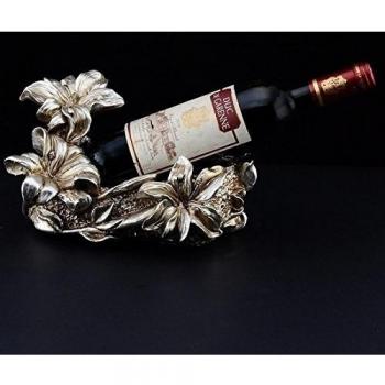 T&S/ La resina vino rack. lirio vino. estilo europeo vino rack. creativo botellero
