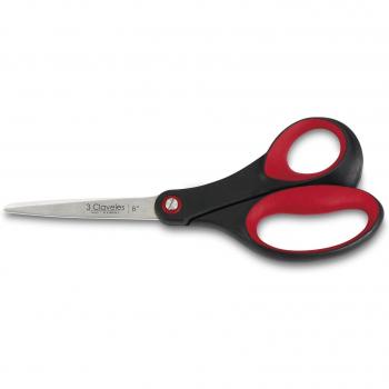 Tijera Multiusos 3 Claveles de 8 Pulgadas, Modelo 00128, con Mango Ergonómico