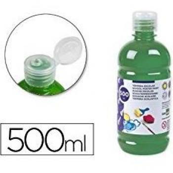 Liderpapel TP17 - Tempera liquida, 500 ml, color verde oscuro
