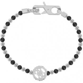 Pulsera de Acero para Hombre Guess con Eslabones Plateados