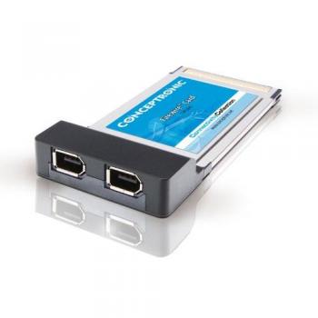 Conceptronic PC Card 2-Port - Tarjeta PCMCIA