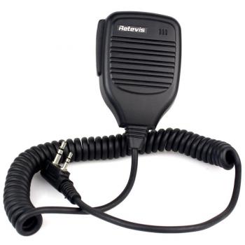 Retevis Micrófono Altavoz de Mano Función Micrófono Y Auricular para Kenwood Retevis BAOFENG HYT Walkie-talkies