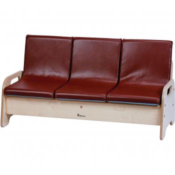 Millhouse Early Years Wooden and Vinyl 3 Seat Sofa