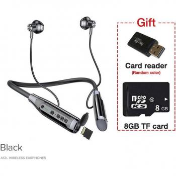 Auriculares Inalámbricos Bluetooth EARDECO de Graves, Estéreo con Micrófono, 100 Horas de Duración para Música y Deporte