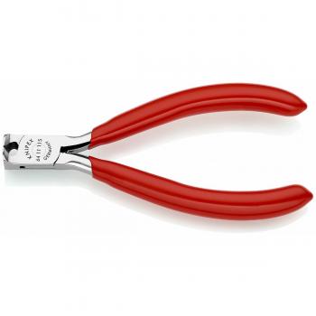 Knipex 64 11 115 - Alicate de corte frontal para electrónica, longitud 115 mm, forma ergonómica, ideal para trabajos de precisión en electrónica