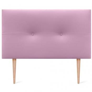 Cabecero Tapizado de Polipiel AQUALINE Pro Rosa 90x105cm con Patas para Camas 70/80/90