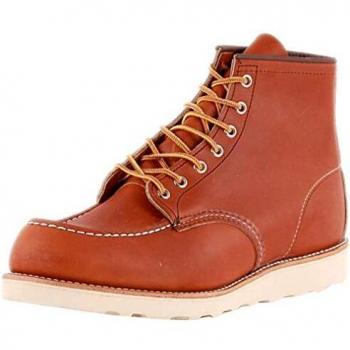Red Wing Heritage 6-inch Classic Moc Toe Leather Tan - Tan - 8