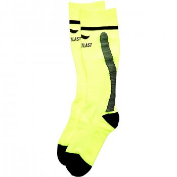 Sportlast Start Calcetines Largos de Comprensión, Amarillo / Negro, M