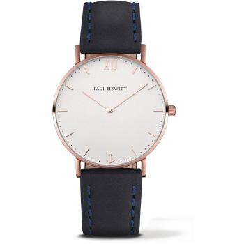 Reloj Paul Hewitt Unisex de Cuarzo con Correa en Piel PH-SA-R-St-W-11M (39mm)