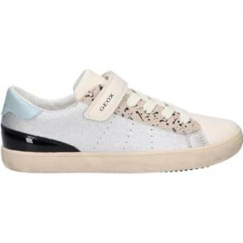 Zapatillas Deportivas de Niña GEOX J454ND 0EWBC J GISLI C1W1M SILVER-LT IVORY, color plateado/marfil claro, modelo Geox J Gisli Girl D, talla