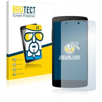 BROTECT Protector Pantalla Cristal Compatible con Google Nexus 5 Protector Pantalla Vidrio - Dureza Extrema, Anti-Huellas, AirGlass