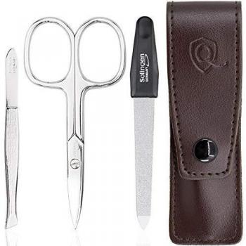 marQus Set de manicura y pedicura - Lima, tijeras y pinza de acero, ideal para viaje, estupendo como regalo para mujer y hombre