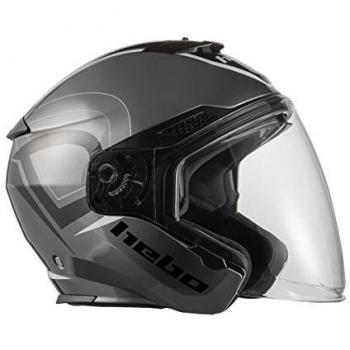 HEBO Casco TMX, Gris, Talla L