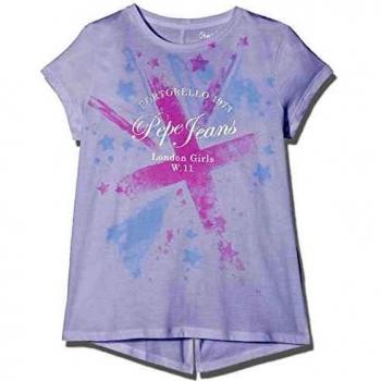 Pepe Jeans Jania JR PG501401 Camiseta, Blanco