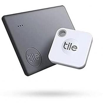 Tile Mate + Slim (2020), Set, buscador de Objetos Bluetooth, Pack de 2 (1 Mate, 1 Slim). Compatible con Alexa, Google Smart Home, iOS y Android. Busca Llaves, Carteras, mandos a Distancia y más