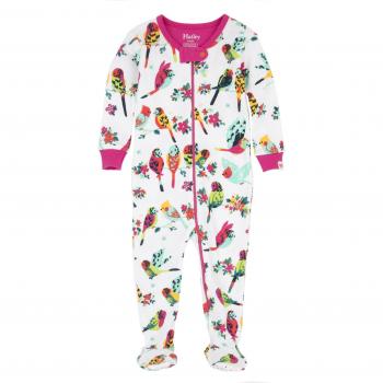 Hatley 100% Organic Cotton Footed Sleepsuit Pelele, Multicolor