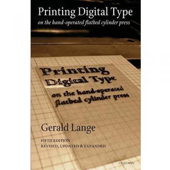 Impresión de Tipo Digital en Prensa Cilíndrica Manual de Superficie Doblada - Edición en Rústica