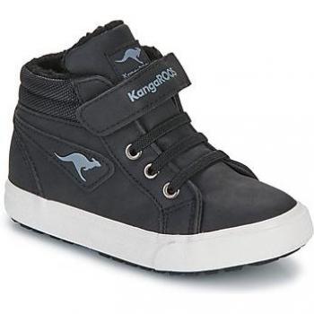 Zapatillas altas KangaROOS Kavu III para niños, color negro, tallas 21 a 29