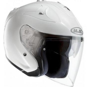 HJC FG JET– Casco de Moto Blanco Perla – S