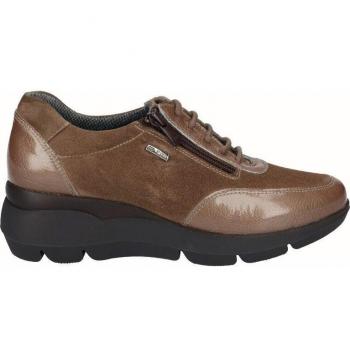 Bluchers de mujer de piel con membrana impermeable