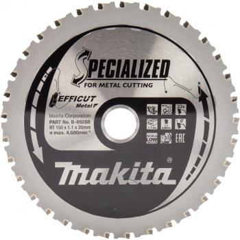 Makita EFFICUT 150mm Metal Cutting Saw Blade - 33 Teeth, TCT