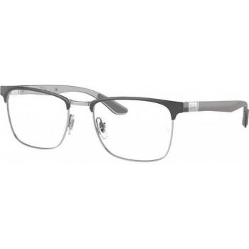 Ray-Ban 0RX8421 3125 54 Unisex Square Grey Eyewear