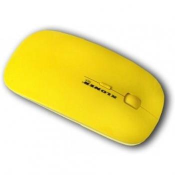 Kloner KRU0092 - Ratón optico, cable USB 2.0, compatible con Windows y Mac, color amarillo