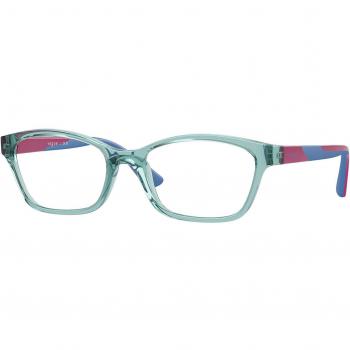 Vogue Eyewear VY2024 Kids 3032 Cat Eye Green Eyeglasses Size 47 with Blue Light Block