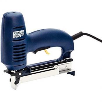 Grapadora Eléctrica Rapid R553, Potente y Versátil para Madera y Tejidos, Clavos de 15-20 mm y Grapas de 8-20 mm