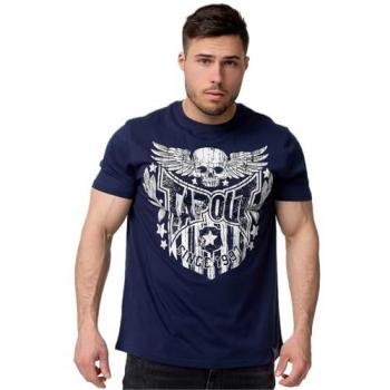 Camiseta de Hombre Tapout Westlake de Manga Corta Azul 2XL