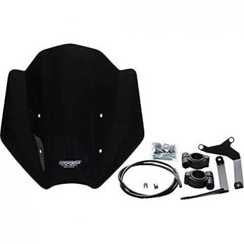 4100000280VAR - Cupula Parabrisas Pantalla para Moto Racing Compatible con KTM Duke 790 Color Negro
